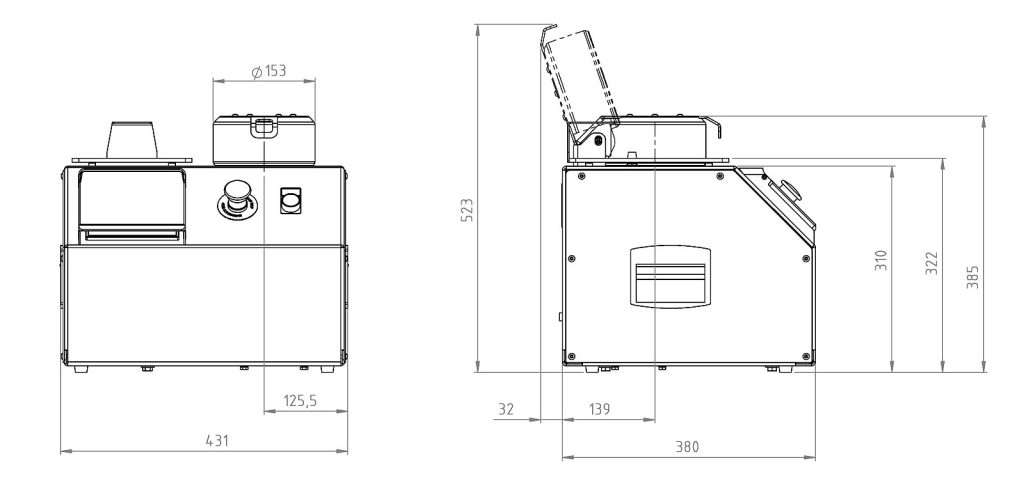 Gastec Pro 3.0 Dimensioni