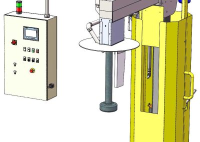 Degasatore su Colonna Girevole Manuale