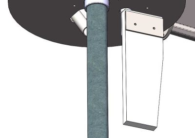 Degasatore su Colonna Pinna posizione degasaggio