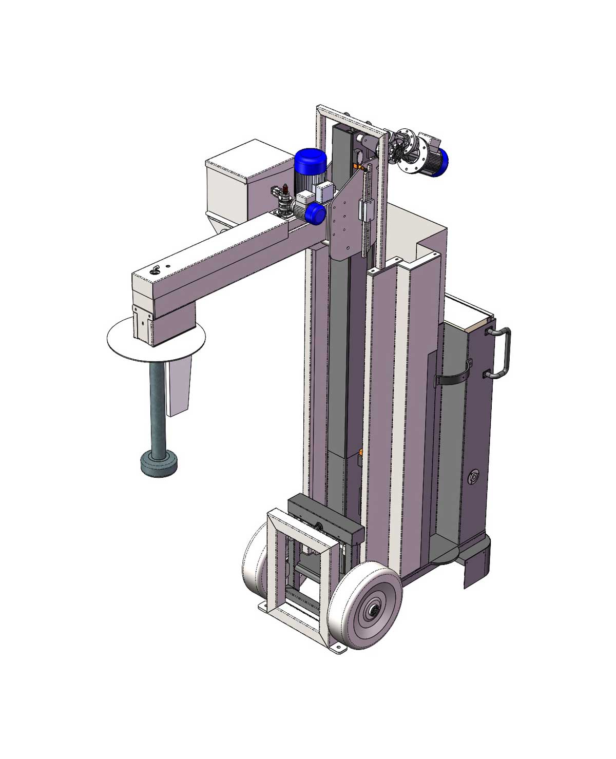 Degasatore su carrello