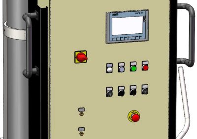 Degasatore su carrello Quadro
