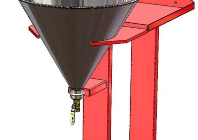 Miscelatore vernice inox carrello 50l