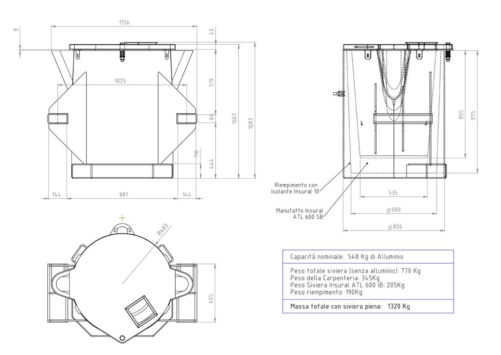 T4 Alu Dimensioni Siviera