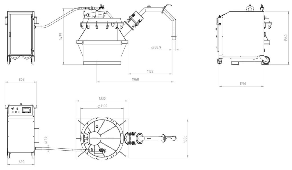 T4 Alu Dual Dimensioni