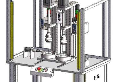 Banco prova tenuta flange