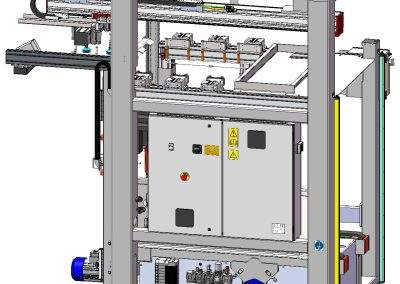 Caricatore lastrine per presse di stampaggio Quadro elettrico e pannello pneumatico