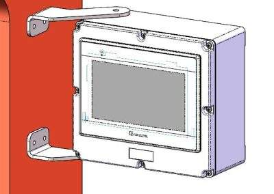Pressa 10T con controllo piantaggio Pannello interfaccia operatore